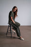 Anaphe Silk Track Pants (Hunter Green)