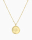 Gorjana Gold Compass Coin Necklace