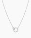 Gorjana Wilshire Adjustable Necklace (Silver)