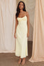 Buttercream Ruched Bust Midi Dress