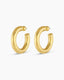 Gorjana Lou Statement Hoops (Gold)
