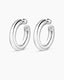 Gorjana Lou Statement Hoops (Silver)