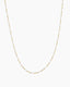 Gorjana Gold and White Capri Necklace