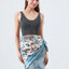 Silk-Touch Butterfly Scarf (Blue)