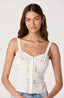 ASTR The Label Shaya Floral Embroidered Top