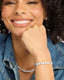 Melinda Maria Julian Loves Diamonds Bracelet 5mm (Silver)