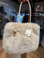 Dolce Vita Faux Fur Noor Tote (Ivory)
