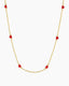Gorjana Amour Necklace Red