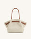 JW PEI Hana Medium Tote Bag - Brown Canvas
