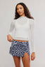 Free People Movement Hot Shot Mini Skort (Bandana Navy Combo)