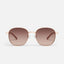 Quay Jezabell Sunglasses (Rose Gold Frame / Brown Fawn Lens)