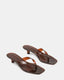 Steve Madden Tracie Jelly Dark Brown Sandals