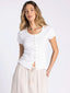 Thread & Supply Adina Top (White)