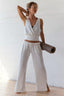 Free People Hot Shot V-Neck Set (Ivory)