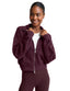 Beyond Yoga Heavyweight LuxeFleece 2.0 Double Zip Jacket (Cabernet)