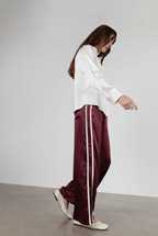 Anaphe Silk Track Pants (Espresso)
