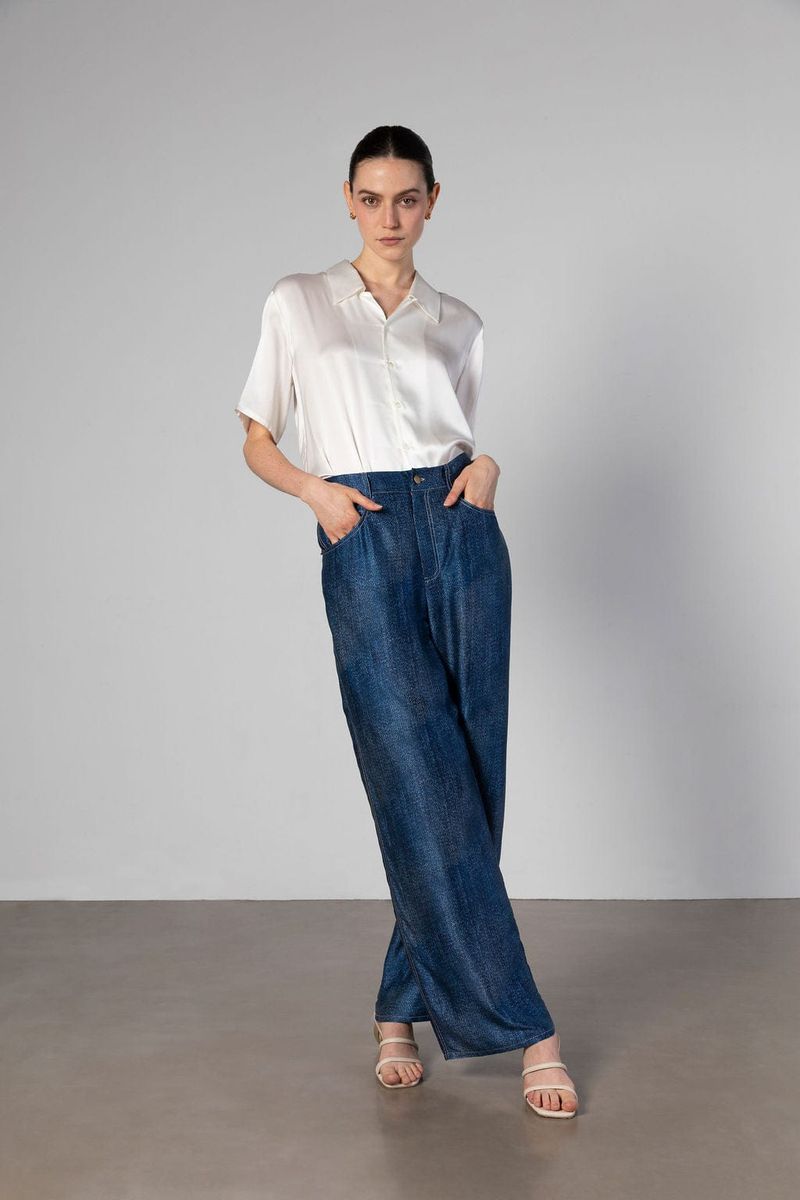 Anaphe Sandwashed Silk Camden Shirt Short Sleeve