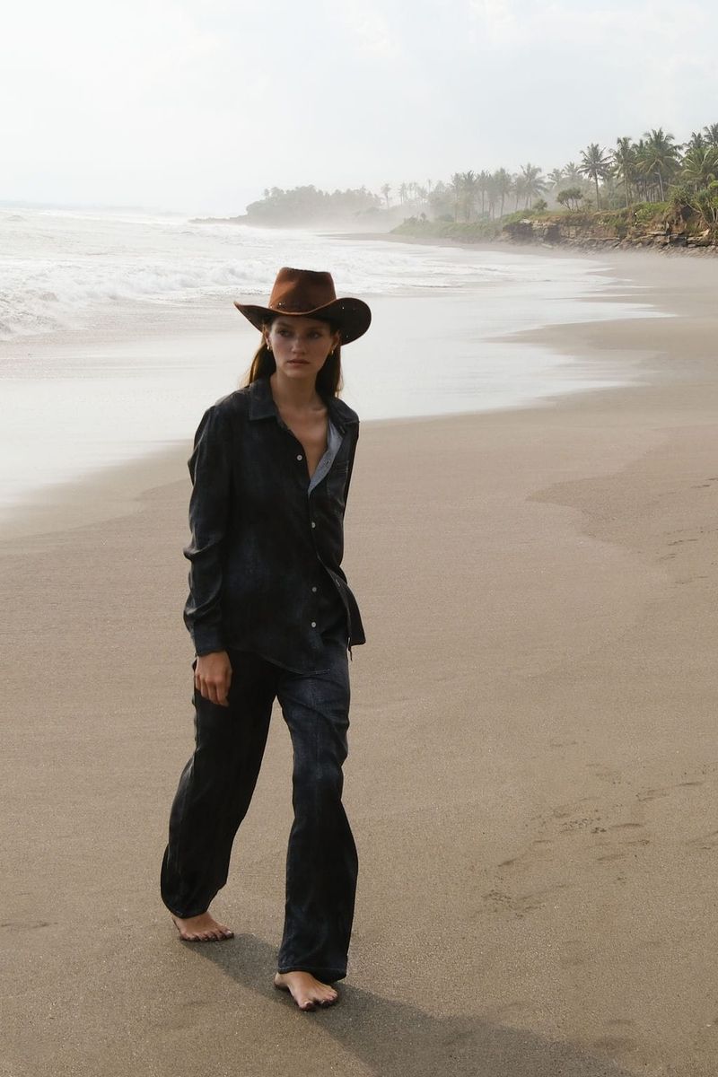 Anaphe Jeans But Silk Black Denim Wash