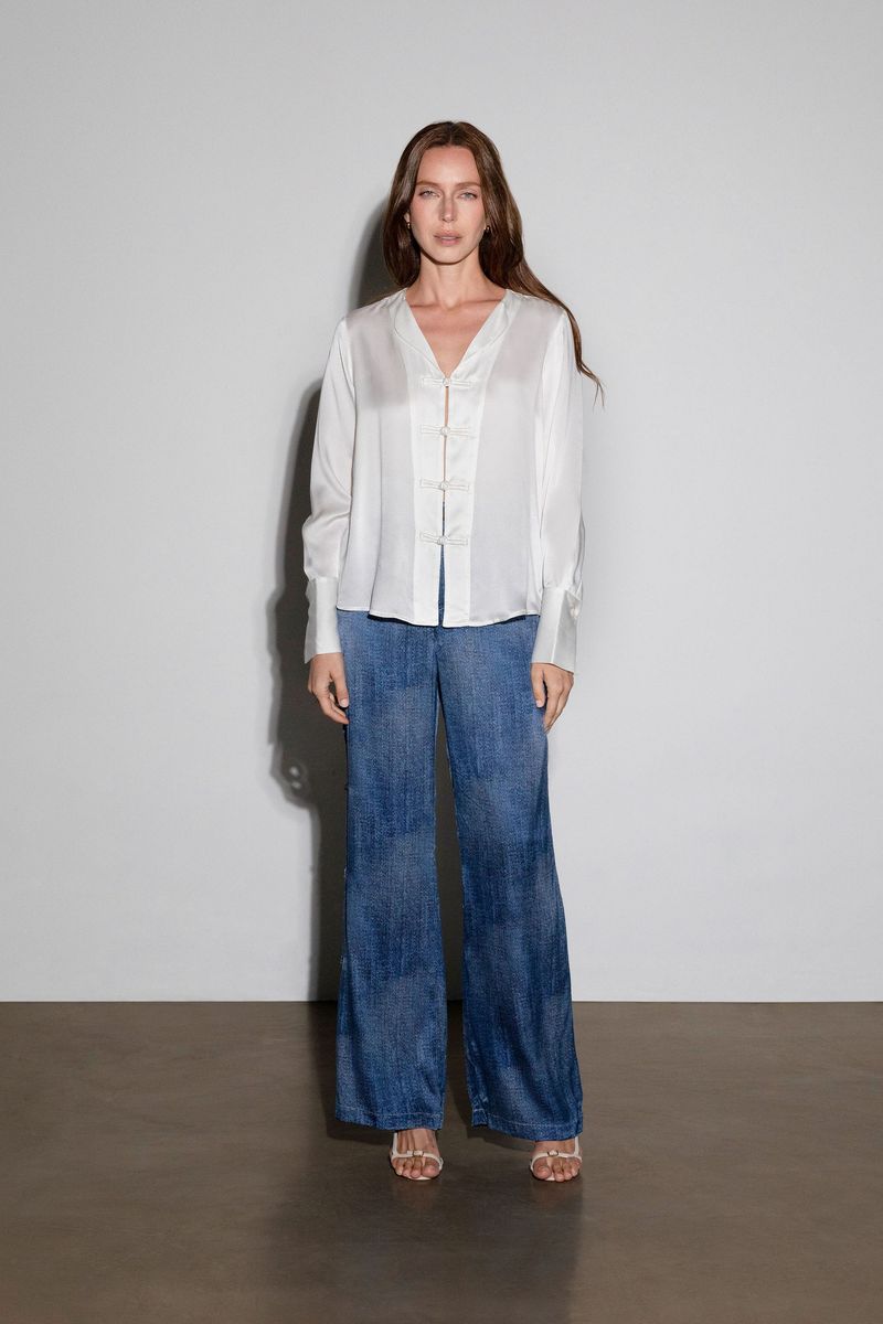 Anaphe Chinois Shirt Jacket Silk Main image