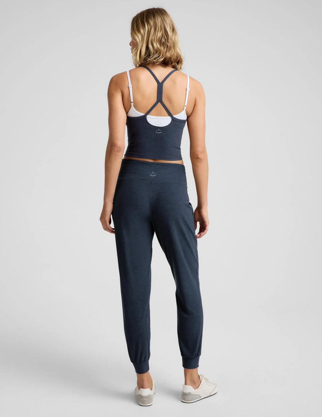 Beyond Yoga Midweight Spacedye™ Midi Jogger (Nocturnal Navy)