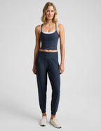 Beyond Yoga Midweight Spacedye™ Midi Jogger (Nocturnal Navy)