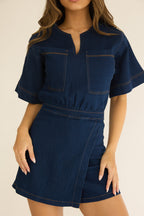 Mercer Denim Romper