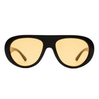 Aire Satellite Sunglasses (Black Amber Tint)