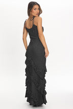 After Dark Polka Dot Maxi