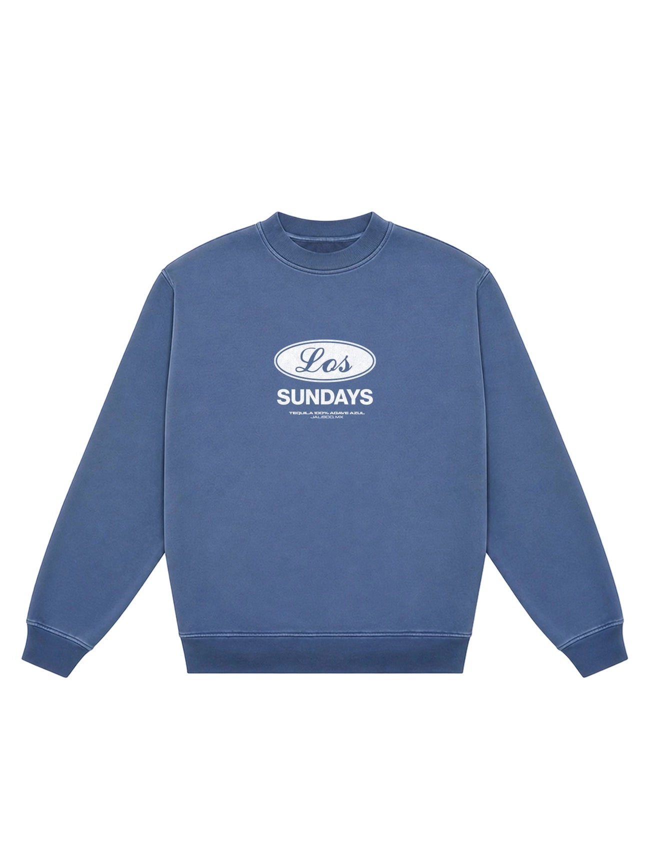 Los Sundays Tequila Genuine Crewneck - Bering Sea / White Secondary image