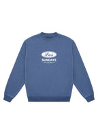 Los Sundays Tequila Genuine Crewneck - Bering Sea / White