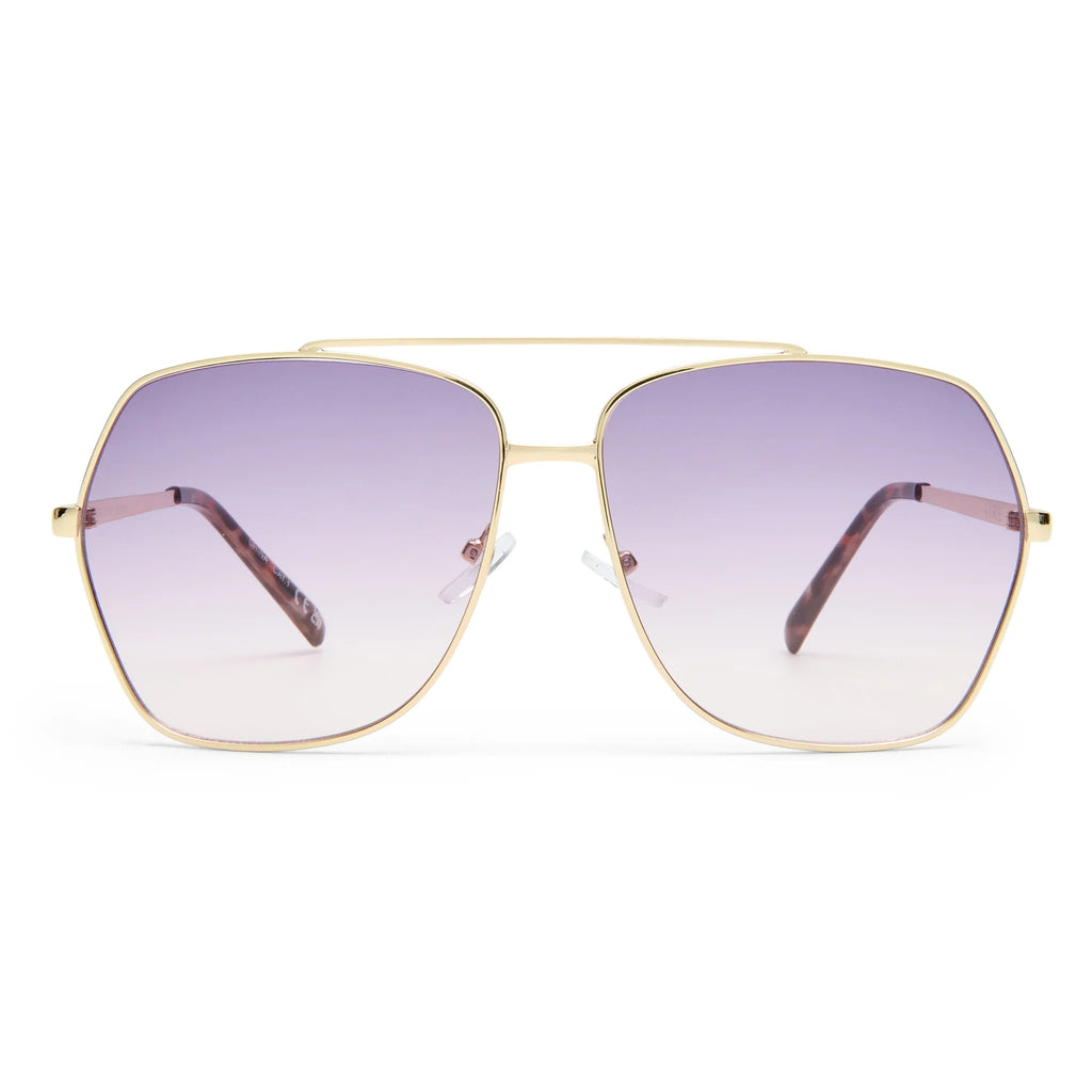 Aire Celestine Sunglasses (Gold Cookie Tort Tint)