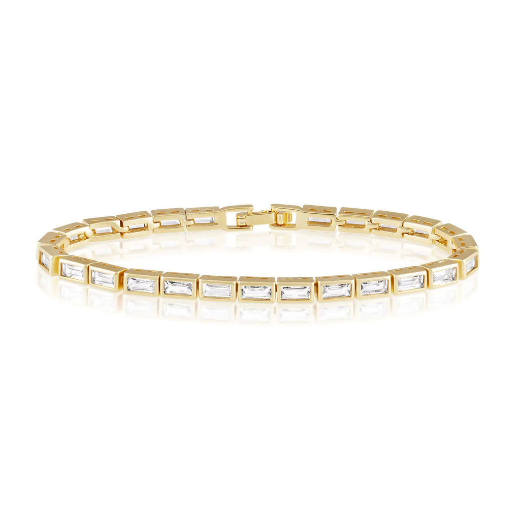 Sahira Lainey Tennis Bracelet - Gold