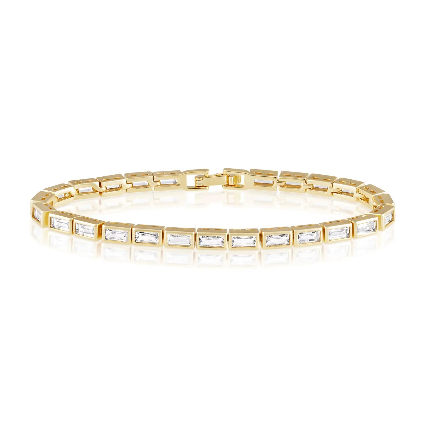Sahira Lainey Tennis Bracelet - Gold