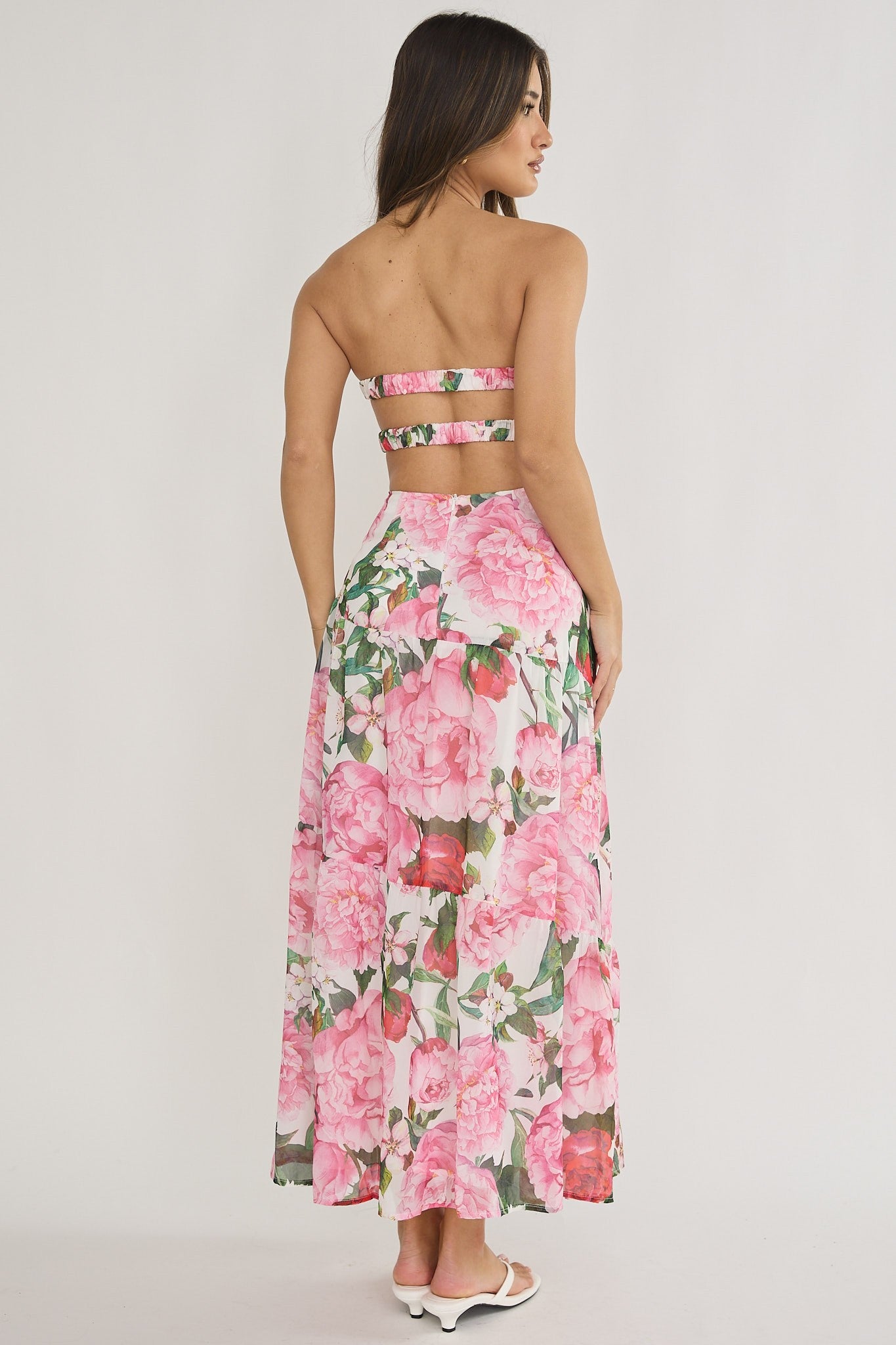 Peony Garden Midi Dress Secondary image