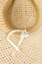 Straw Braided Summer Cowboy Hat