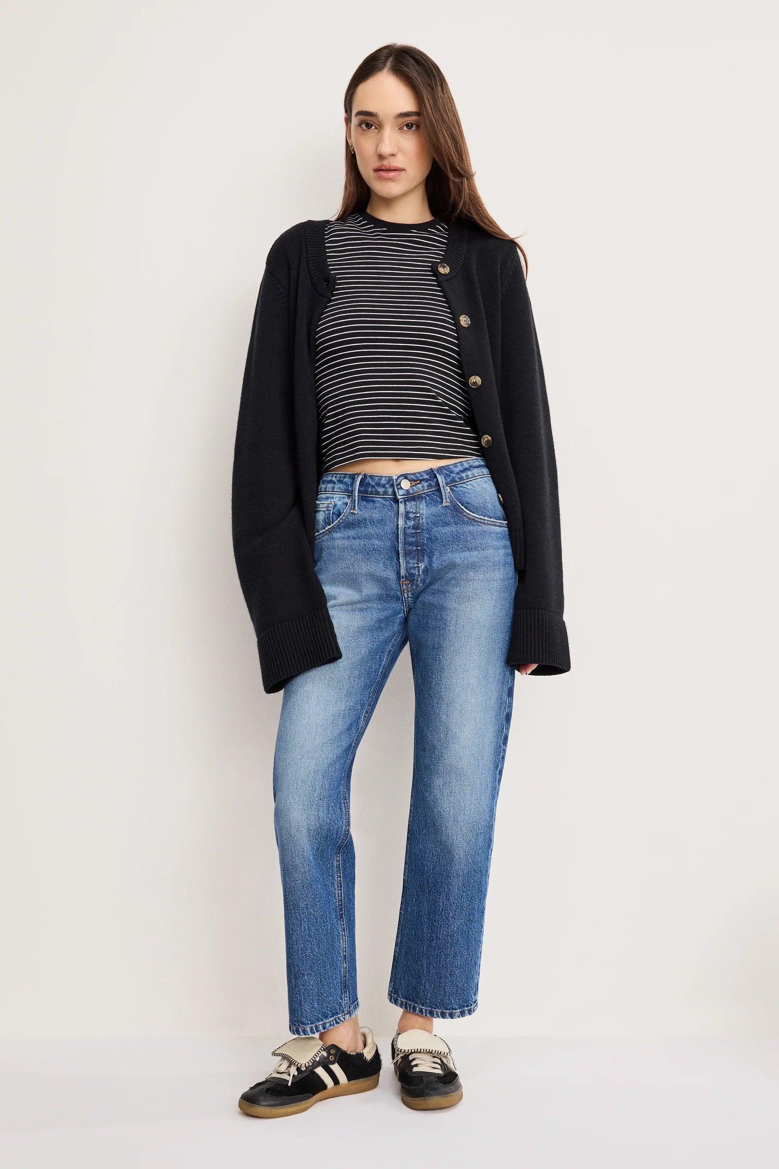 Good American Vintage Straight Jeans (Indigo 1222) Main image