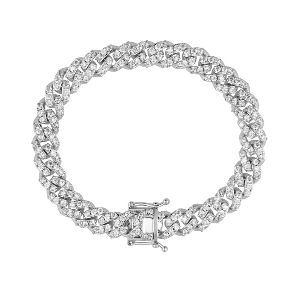 Sahira Nikki Pave Bracelet (Silver)
