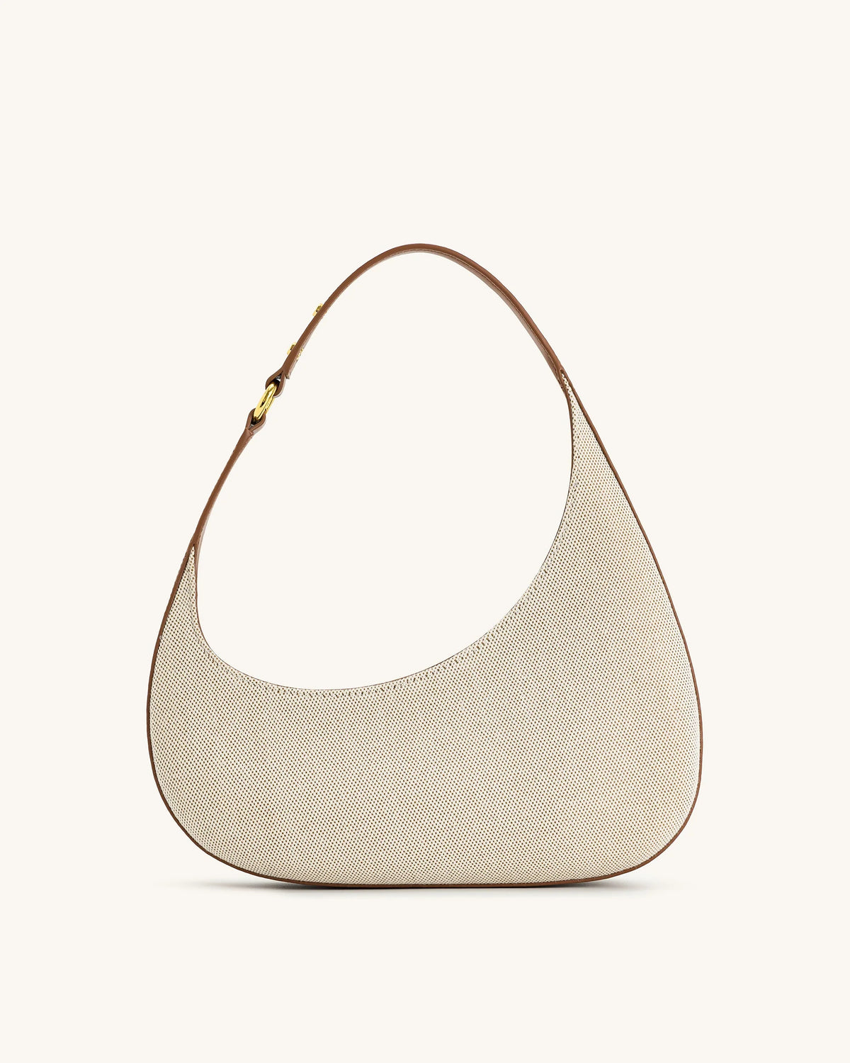 JW PEI Harlee Shoulder Bag (Brown Canvas)