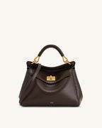 JW PEI Lucia Classic Top Handbag (Dark Brown)