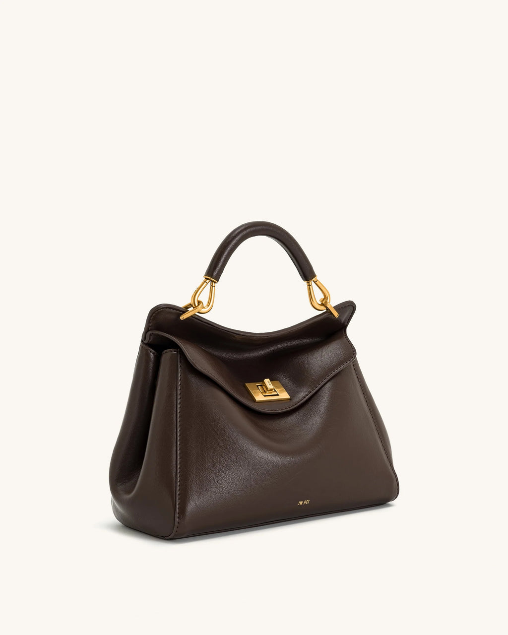 JW PEI Lucia Classic Top Handbag (Dark Brown)