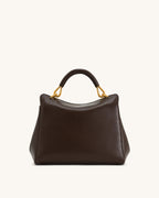 JW PEI Lucia Classic Top Handbag (Dark Brown)