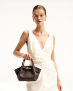 JW PEI Hana Mini Tote Bag (Dark Brown)