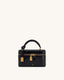 JW PEI Cleo Box Shape Top Handle Bag (Black Croc)