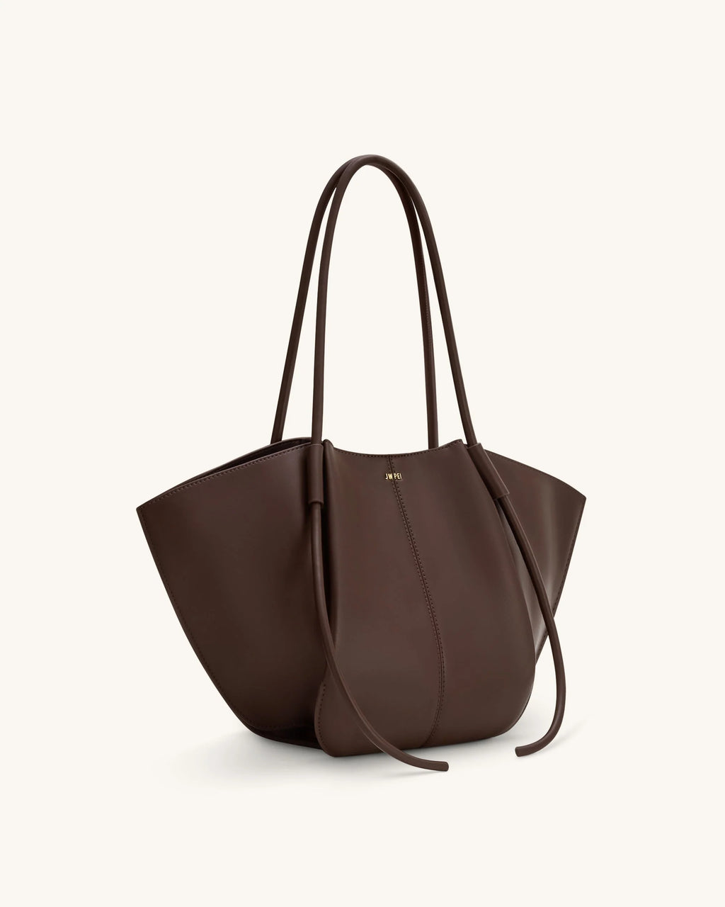 JW PEI Nala Wide Tote Bag - Deep Brown