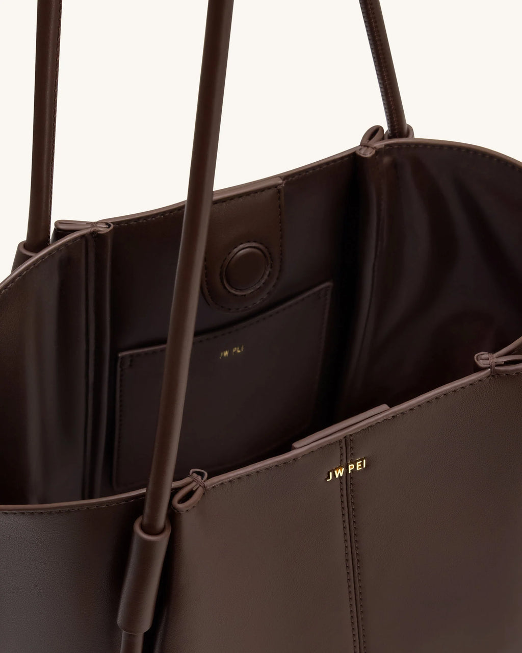 JW PEI Nala Wide Tote Bag - Deep Brown