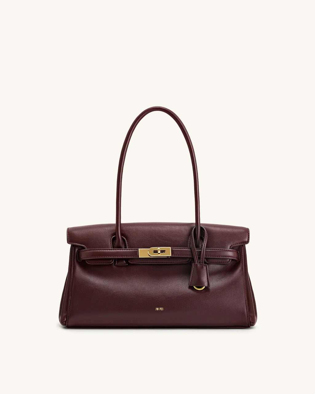 JW Pei Yara Shoulder Bag (Deep Burgundy)