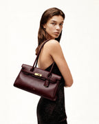 JW Pei Yara Shoulder Bag (Deep Burgundy)