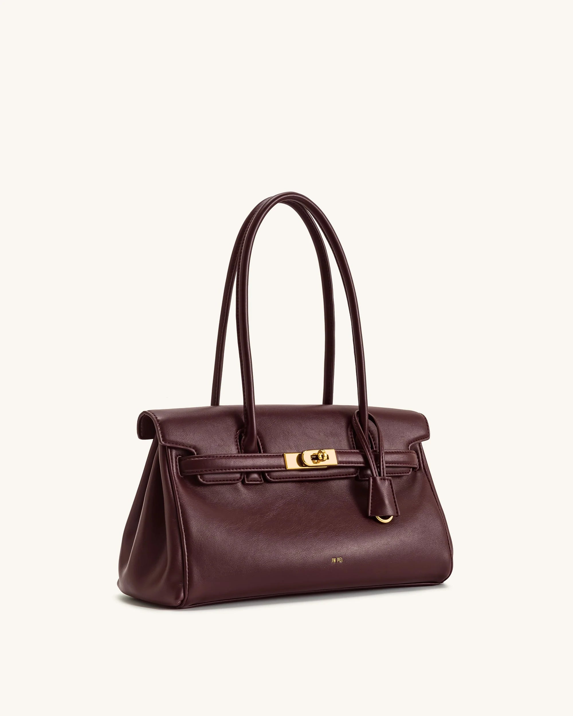 JW Pei Yara Shoulder Bag (Deep Burgundy)