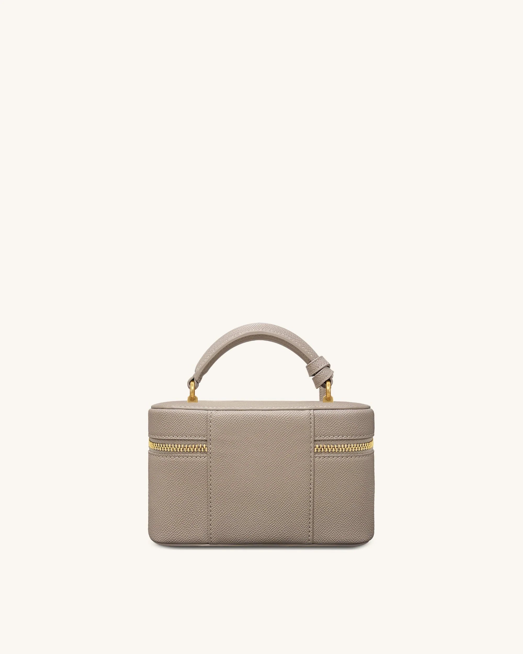 JW PEI Cleo Box Shape Top Handle Bag - Taupe
