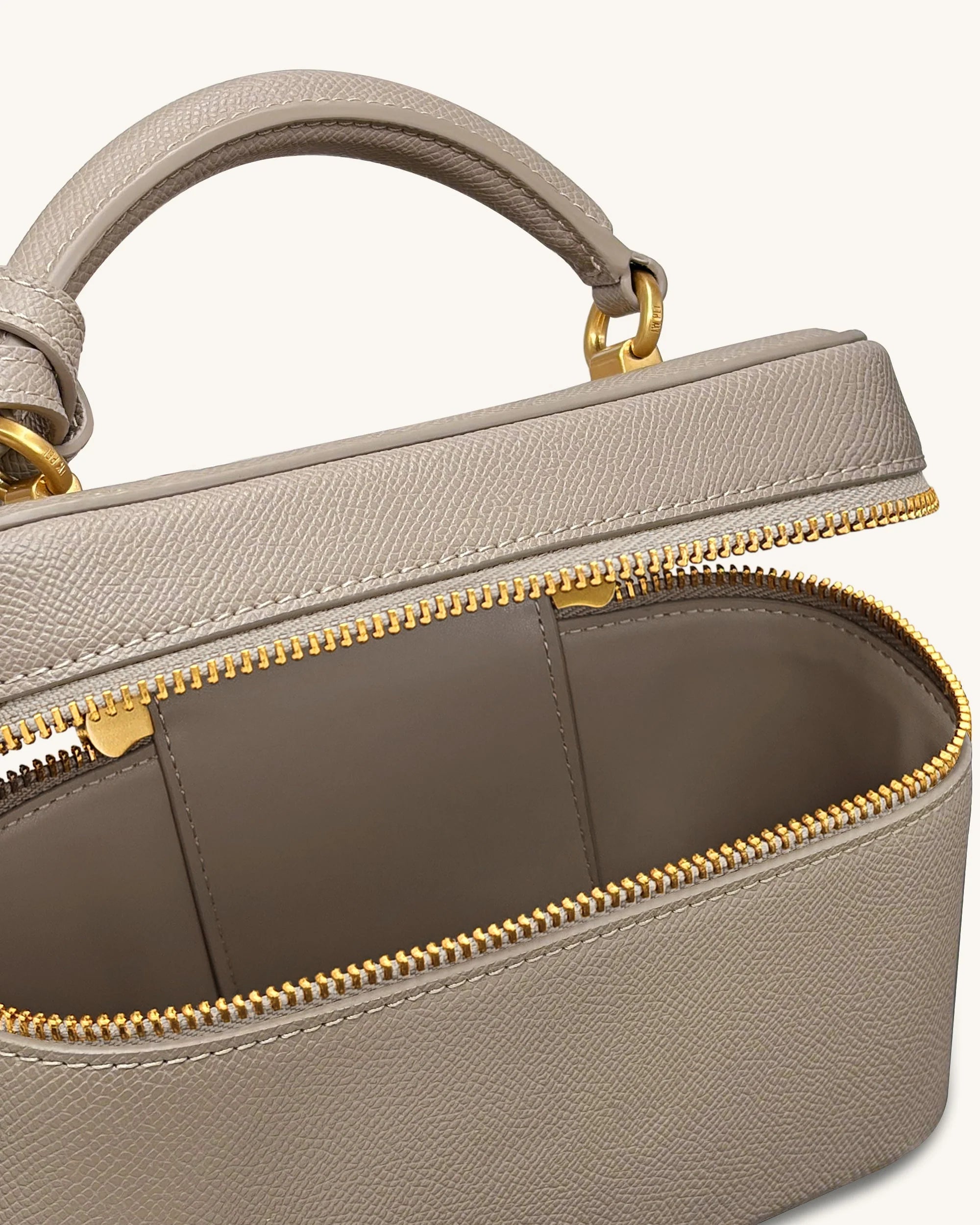 JW PEI Cleo Box Shape Top Handle Bag - Taupe